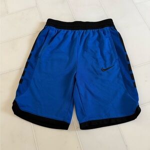 Nike Kids Blue and Black Shorts
